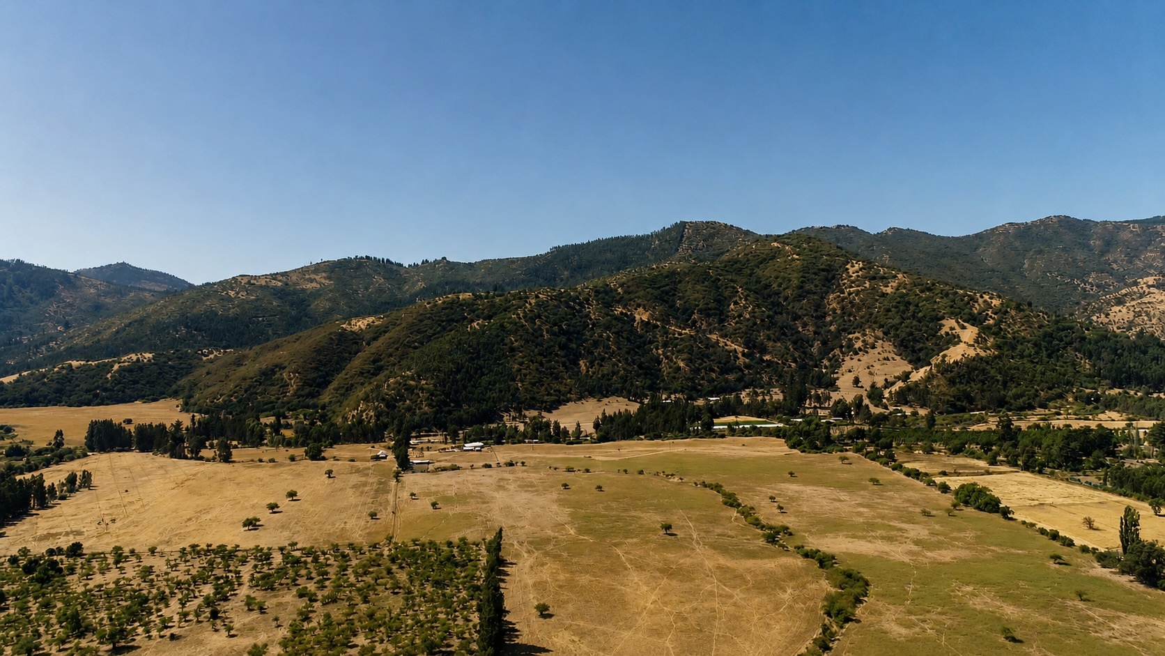 Vista abierta del terreno
